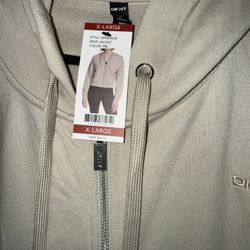 NWT WOMENS XL DKNY HOODIE FULL ZIP JACKET