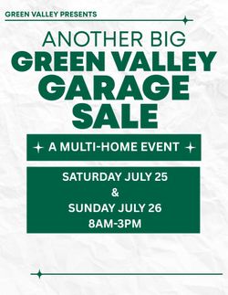 Multi- Home Garage Sale 07/25 & 07/26