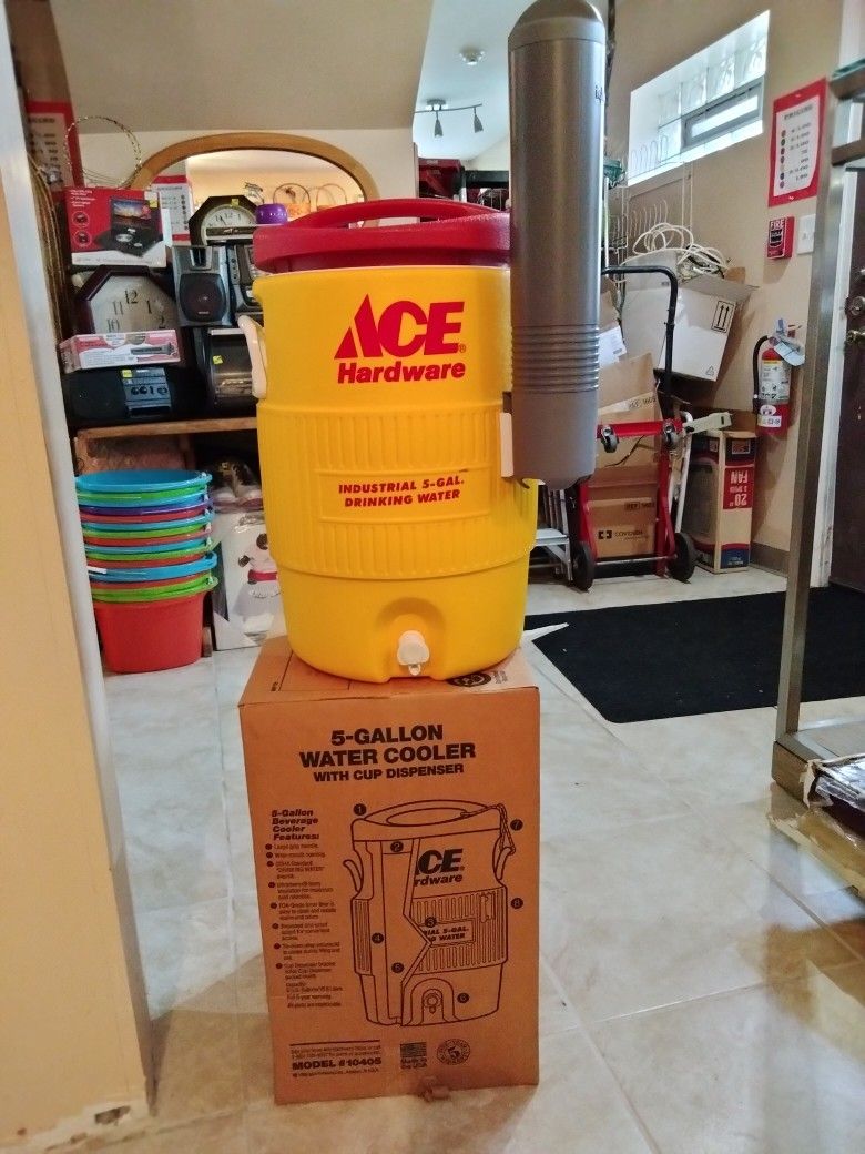ACE HARDWARE 5-GALLON WATER COOLER WITH CUP DISPENSER