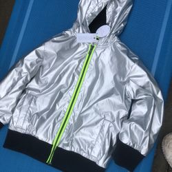 NWT Gymboree Water-Resisitant Lined Jacket With Hood. Size xxs(3)