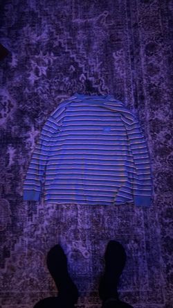 Blue with stripes sweater