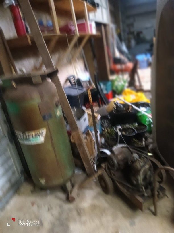 Used Electric Motor And Tank Needs Assembly