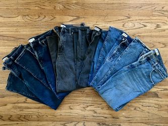Madewell Demin Lot (6 pairs) - Size 31-32 - Perfect Vintage, Curvy & Classic Fits
