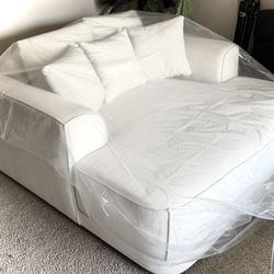 *Brand New* Chaise Lounge with Thick Armrests and Medium-Firm Seat