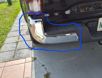 Tacoma  rear bumper caps