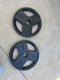 Olympic barbell + 35lbs weight (2 Plates)