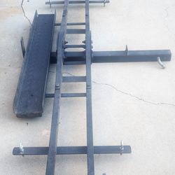 Motorcycle hitch carrier