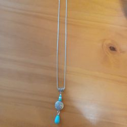 Necklace: Blue Jade Or Turquoise ( Never Worn. Was A Gift)