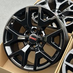 20” GMC Sierra Factory Wheels Rims Gloss Black New Yukon