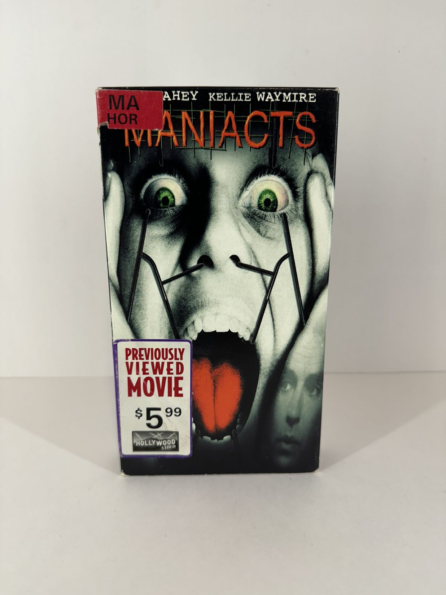MANIACTS (VHS, 2003) Jeff Fahey Kellie Waymire Redrum
