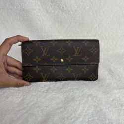 Louis Vuitton Monogram Portefeiulle Sarah Long Wallet