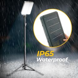 Outdoor Solar Camping Lights - 2 Heads