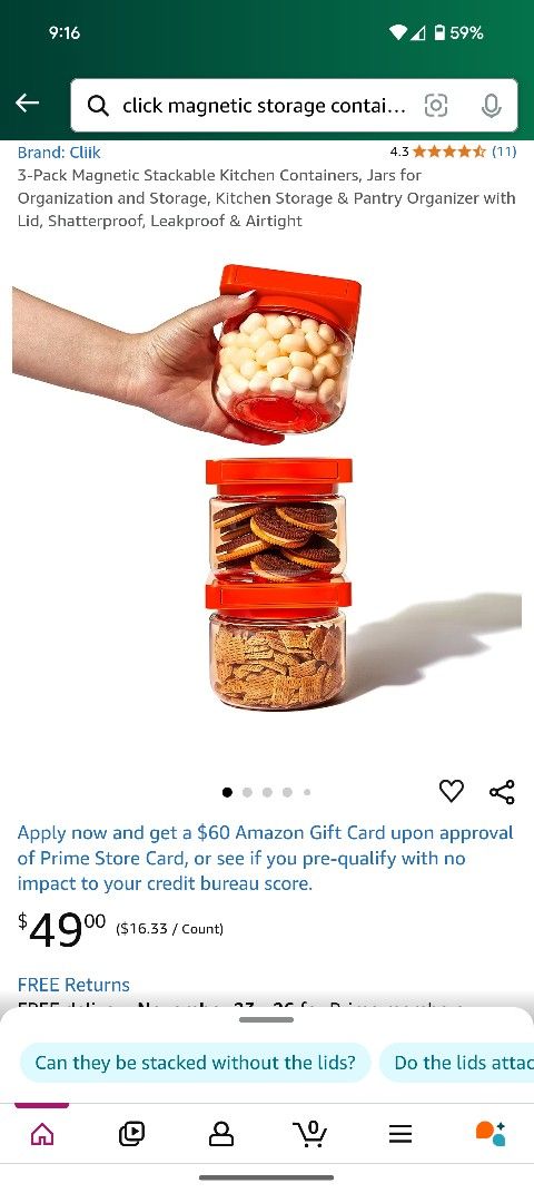 Never Opened Storage Containers