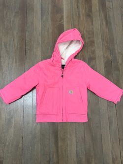 Carhartt Kids Pink Hooded Jacket