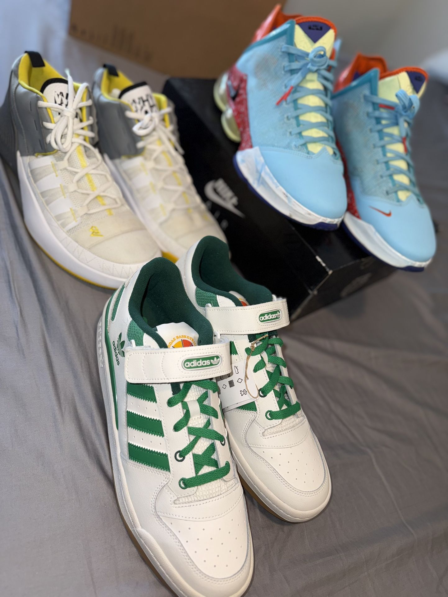 All Men’s Size 13. Jordan/ LeBron/ addidas (NEW!!!)