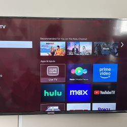 60 Inch TCL ROKU SMART TV