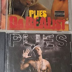 Plies 2 CD Lot Da Realist The Real Testament Rap Hip-Hop
