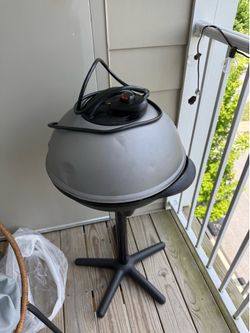 Silver, 12+ Servings Upto 15 Indoor/Outdoor Electric Grill