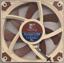 Noctua NF-A12x15 PWM 120mm Slim Premium PC Cooling Fan