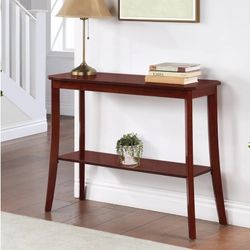Convenience Concepts Designs2Go Baja Console Table Brown Mahogany