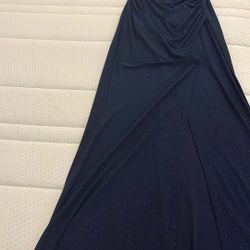 Windsor, Prom Dress, Navy Blue, Large