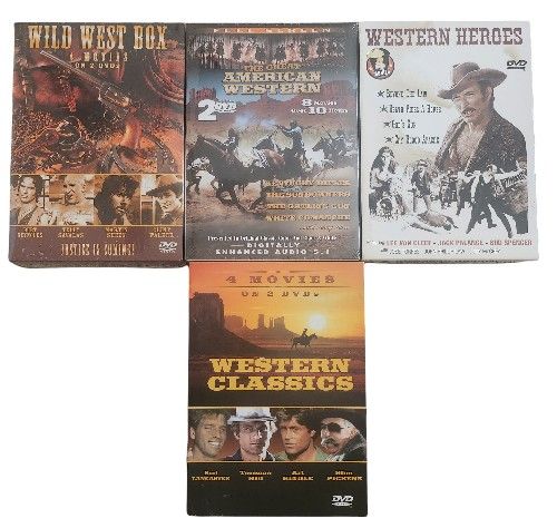 American Western DVD Lot - 20 Movies On 8 DVDs