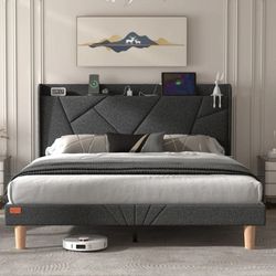Mid Modern Bed Frame
