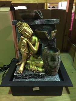 Buddha fountain 17 inches tall