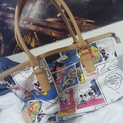 DISNEY BAG AND DONALD DUCK HAT