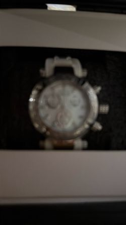 Silver Chronograph Wristwatch