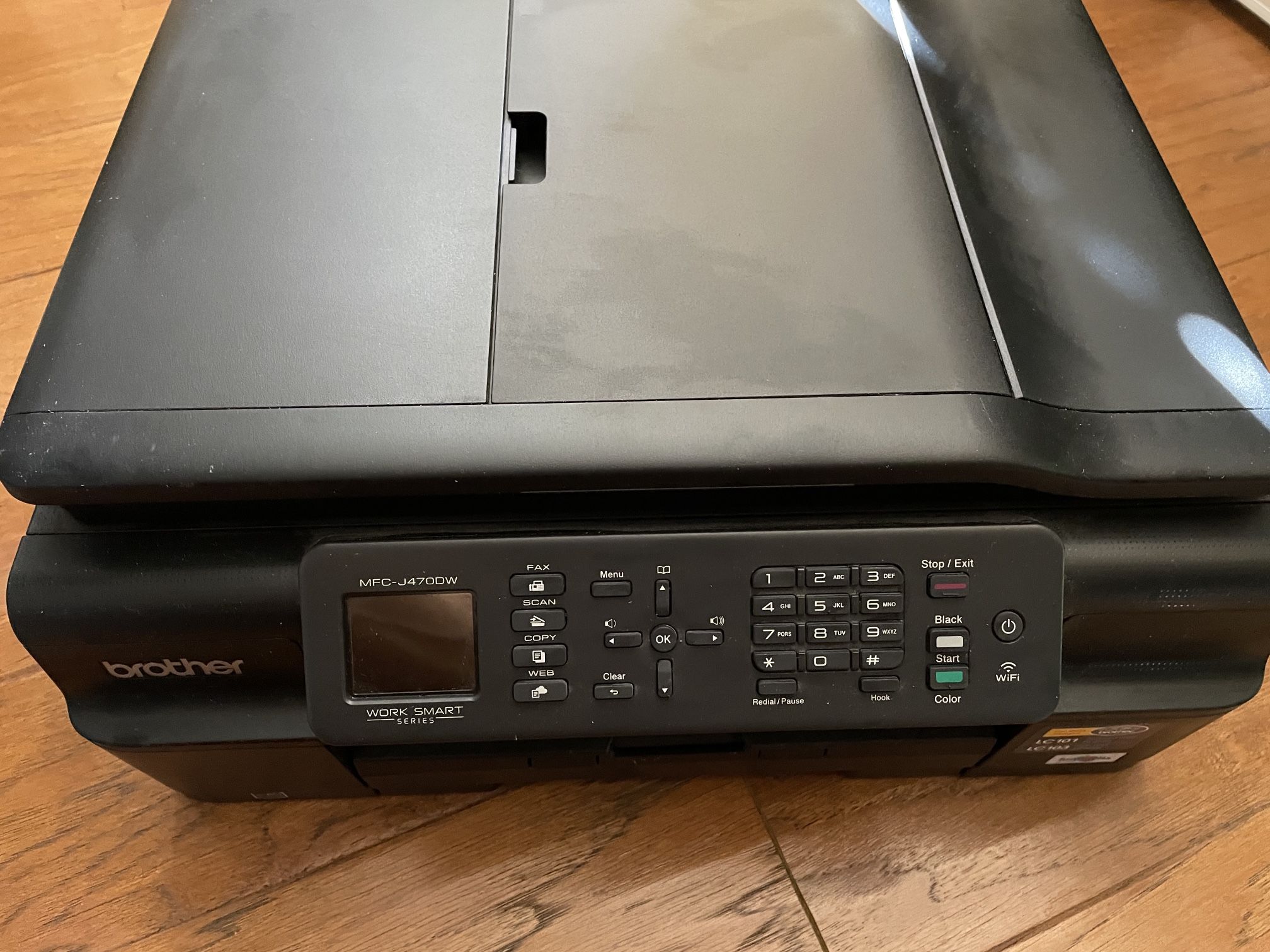 Brother MFC-J470DW Color Inkjet Wireless Printer Scan Copy Fax Mobile Printing