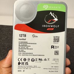 Seagate Ironwolf NAS Hard Drive 12TB