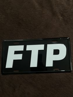 FTP License Plate.