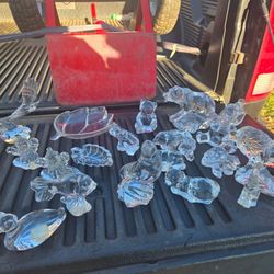 All Kinds Of Princess House Crystal Animals 