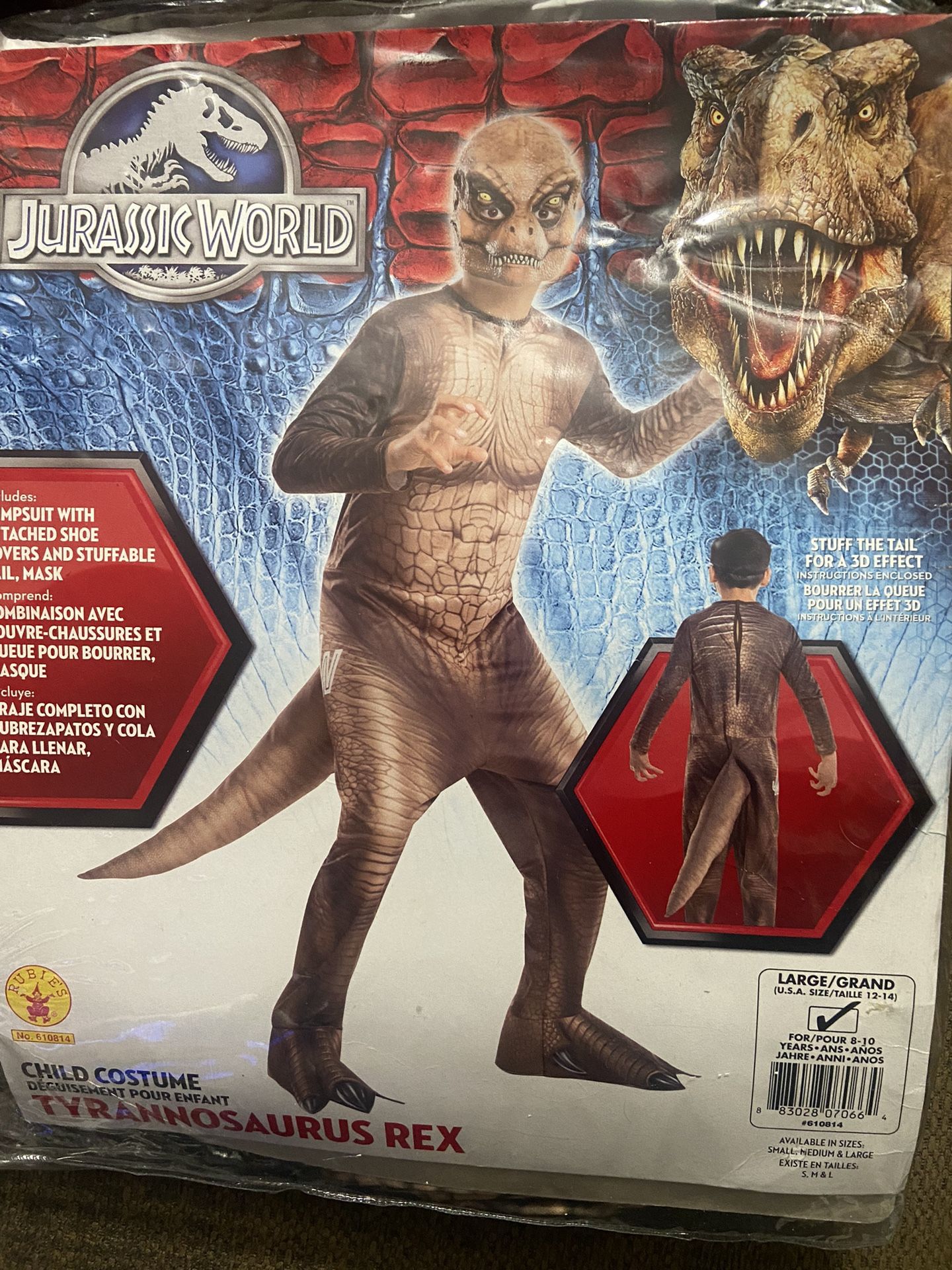 Jurassic World T-Rex Child Costume