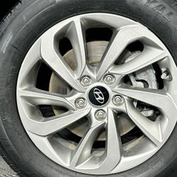 Genesis Wheels Santa Fe Veloster Kona Accent Hyundai Elantra Rims 