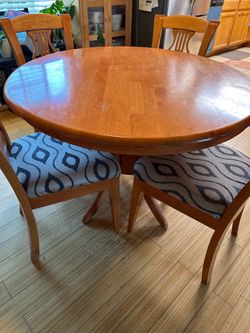 Dining table with chairs