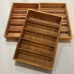 Three Wooden Wash Tape Holder/ Organizer