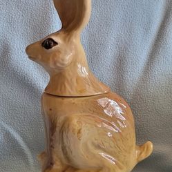 Empty Jim Bean Texas Jack Rabbit Decanter