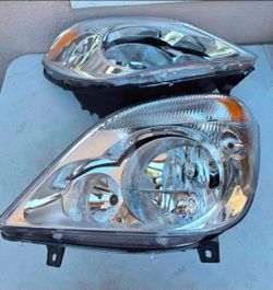 07-13 Dodge Mercedes Benz Freightliner Sprinter Headlights Luces Focos Micas Faros Faroles Headlamps