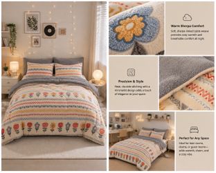 Queen snuggly winter comforter
