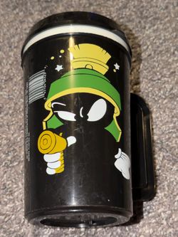 Super Thermo Warner Bros. Looney Tunes Marvin The Martian 1993 Insulated Mug VTG