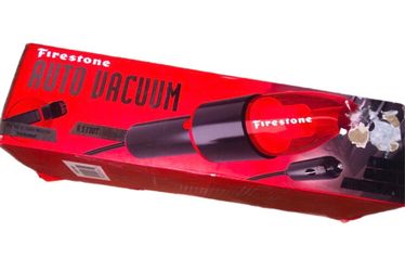 Firestone 12V Handheld Auto Car Vacuum Cleaner Cleaning Space saver Portable High Power Red