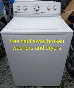 Free pick up broken washers and dryers