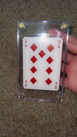 Authentic Louis Vuitton 9 Of Clubs Playing Card