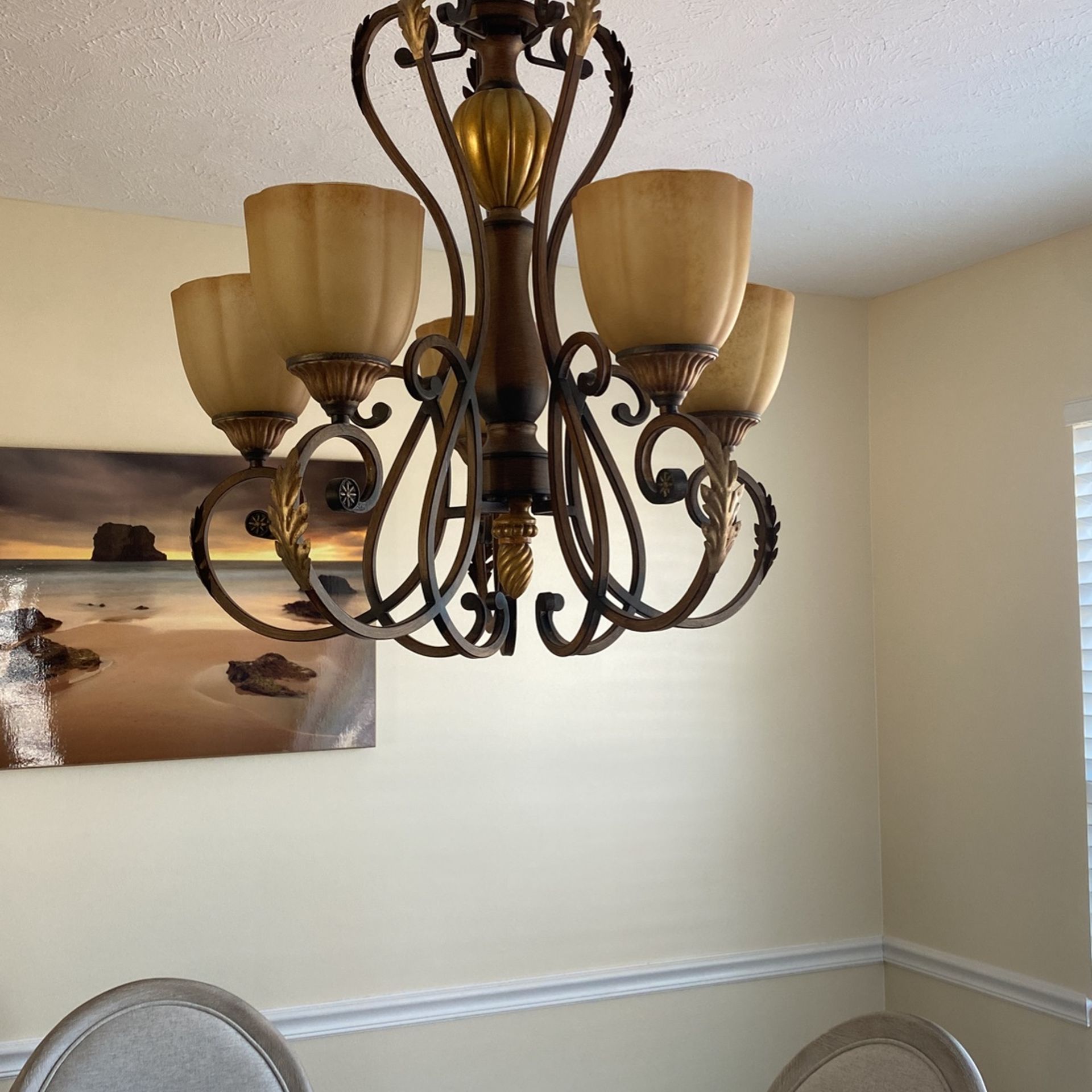 Ornate chandelier