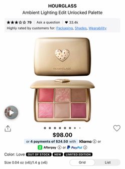 Hourglass Ambient Lighting NEW Palette