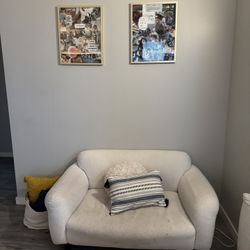 Small White Couch 