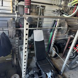 Weight Rack And Weights 