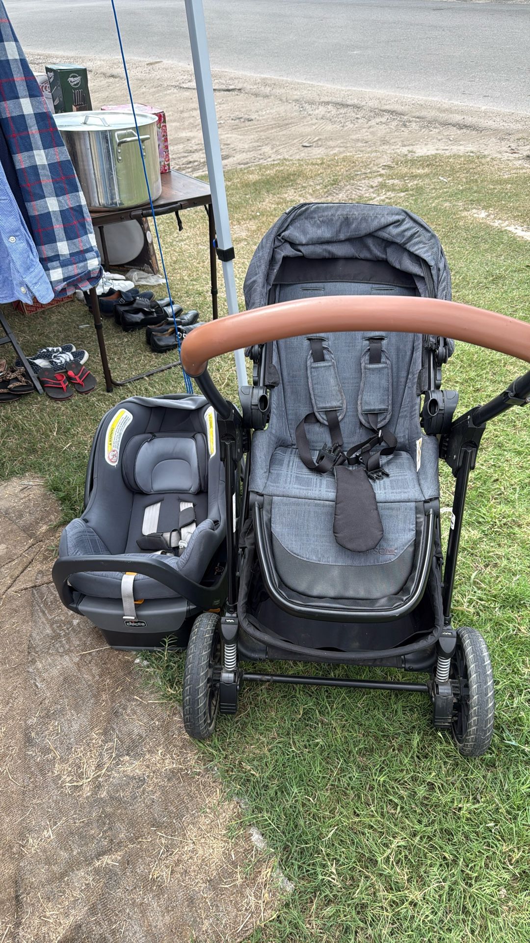 Stroller and car seat